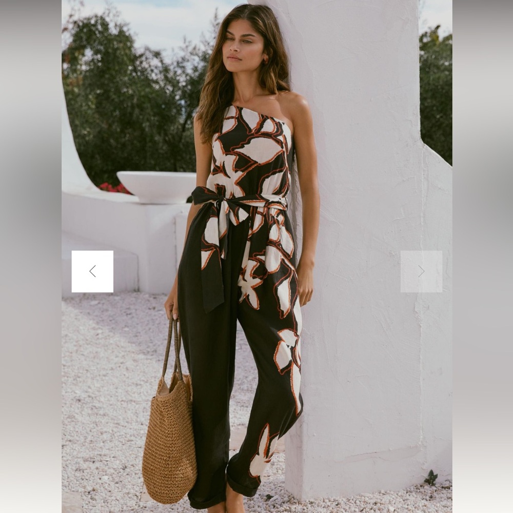 The Micah One Shoulder Jumpsuit